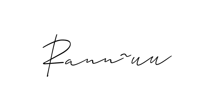 Make a beautiful signature design for name Rann~uu. Use this online signature maker to create a handwritten signature for free. Rann~uu signature style 2 images and pictures png