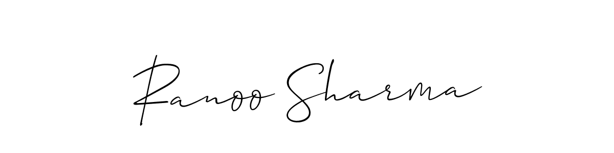 See photos of Ranoo Sharma official signature by Spectra . Check more albums & portfolios. Read reviews & check more about Allison_Script font. Ranoo Sharma signature style 2 images and pictures png