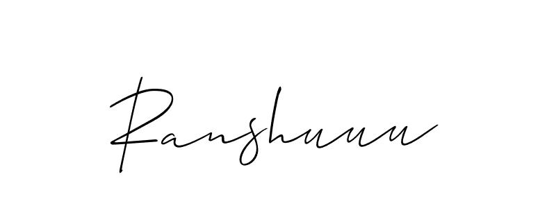 Make a short Ranshuuu signature style. Manage your documents anywhere anytime using Allison_Script. Create and add eSignatures, submit forms, share and send files easily. Ranshuuu signature style 2 images and pictures png