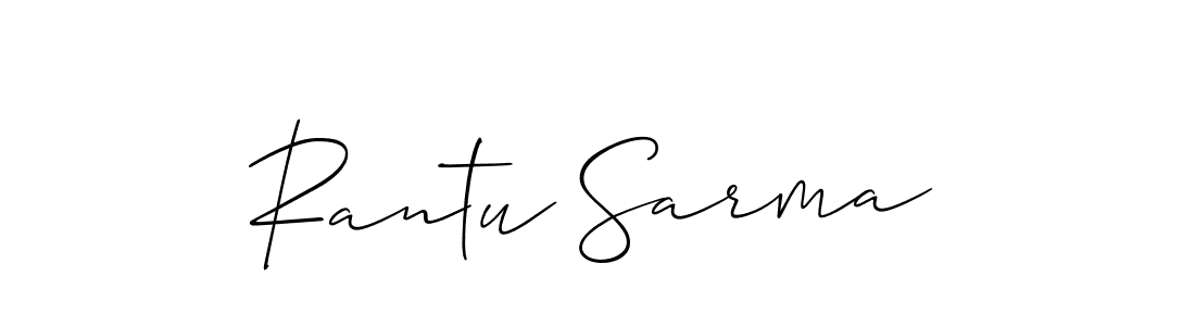 Once you've used our free online signature maker to create your best signature Allison_Script style, it's time to enjoy all of the benefits that Rantu Sarma name signing documents. Rantu Sarma signature style 2 images and pictures png