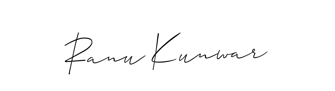 Once you've used our free online signature maker to create your best signature Allison_Script style, it's time to enjoy all of the benefits that Ranu Kunwar name signing documents. Ranu Kunwar signature style 2 images and pictures png