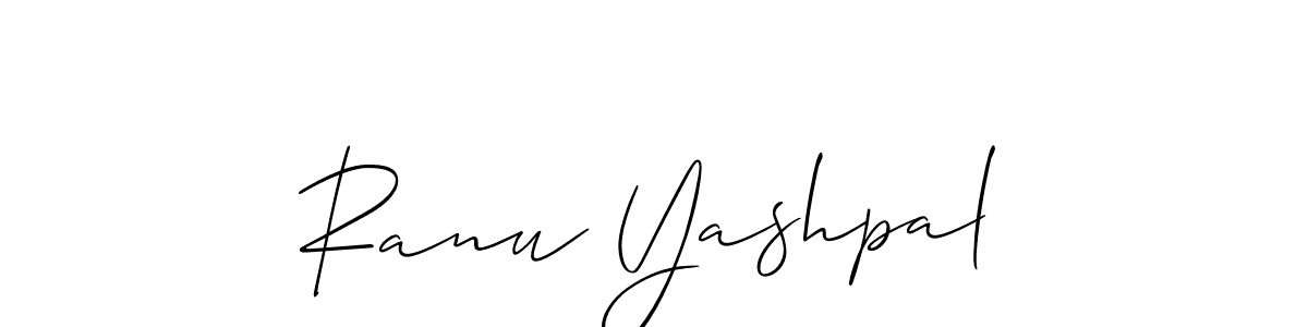 Once you've used our free online signature maker to create your best signature Allison_Script style, it's time to enjoy all of the benefits that Ranu Yashpal name signing documents. Ranu Yashpal signature style 2 images and pictures png