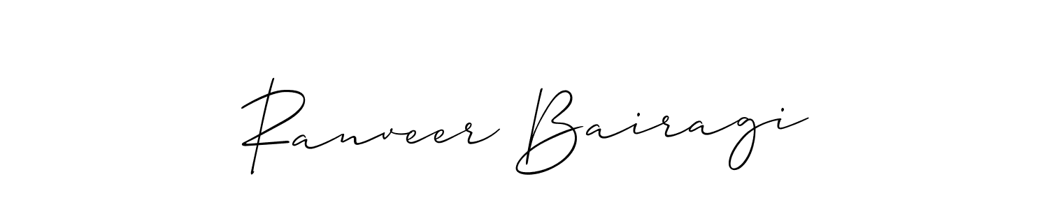 This is the best signature style for the Ranveer Bairagi name. Also you like these signature font (Allison_Script). Mix name signature. Ranveer Bairagi signature style 2 images and pictures png