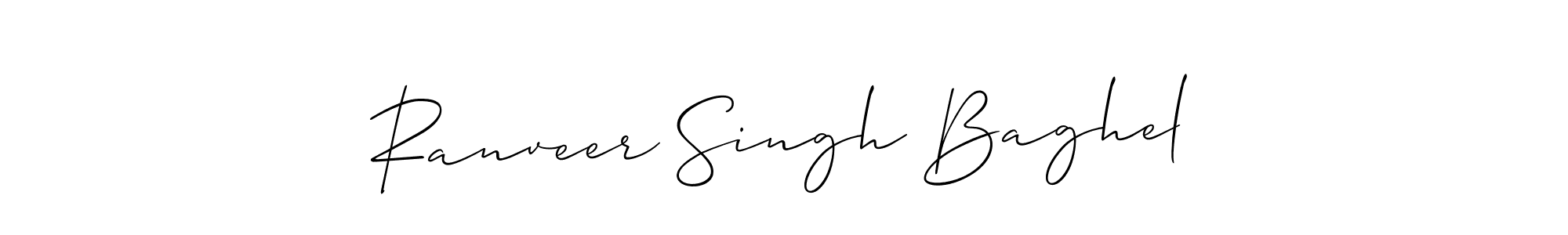 Create a beautiful signature design for name Ranveer Singh Baghel. With this signature (Allison_Script) fonts, you can make a handwritten signature for free. Ranveer Singh Baghel signature style 2 images and pictures png