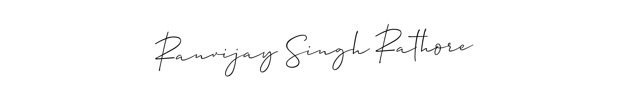 It looks lik you need a new signature style for name Ranvijay Singh Rathore. Design unique handwritten (Allison_Script) signature with our free signature maker in just a few clicks. Ranvijay Singh Rathore signature style 2 images and pictures png