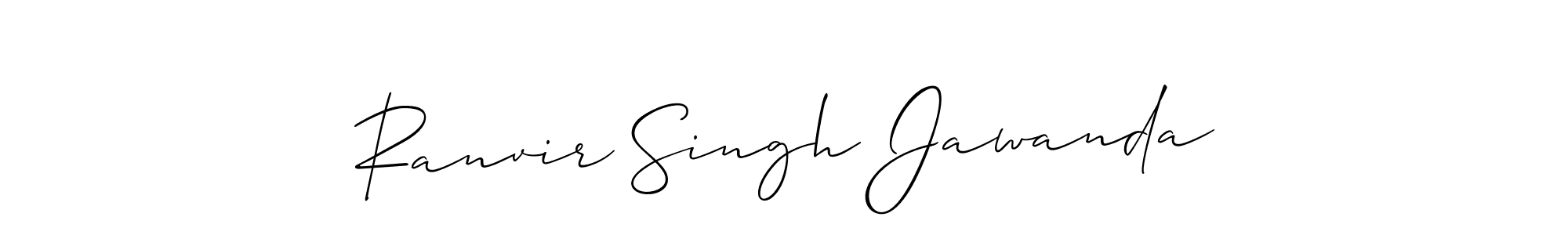 Design your own signature with our free online signature maker. With this signature software, you can create a handwritten (Allison_Script) signature for name Ranvir Singh Jawanda. Ranvir Singh Jawanda signature style 2 images and pictures png