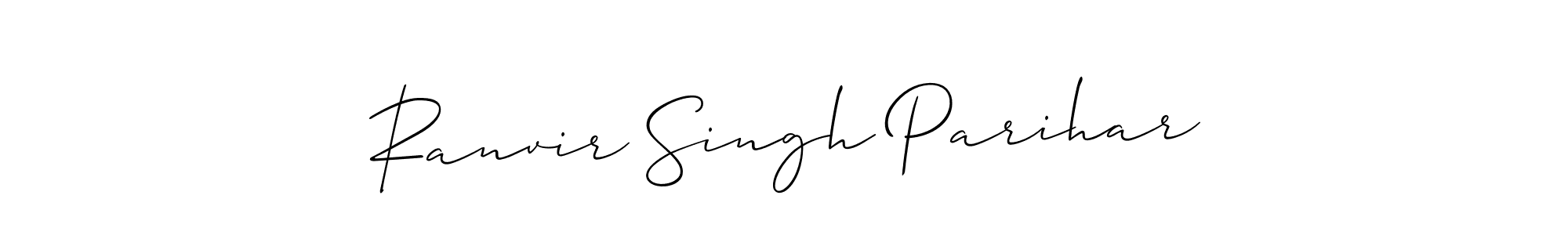 Ranvir Singh Parihar stylish signature style. Best Handwritten Sign (Allison_Script) for my name. Handwritten Signature Collection Ideas for my name Ranvir Singh Parihar. Ranvir Singh Parihar signature style 2 images and pictures png
