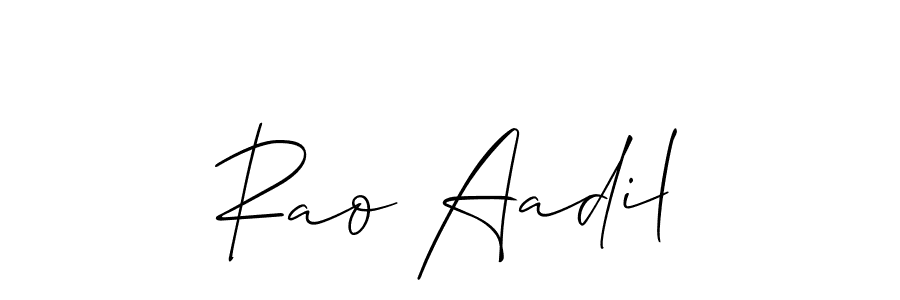 Here are the top 10 professional signature styles for the name Rao Aadil. These are the best autograph styles you can use for your name. Rao Aadil signature style 2 images and pictures png