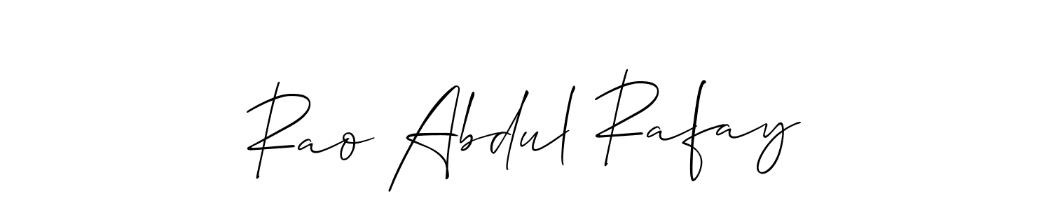 Allison_Script is a professional signature style that is perfect for those who want to add a touch of class to their signature. It is also a great choice for those who want to make their signature more unique. Get Rao Abdul Rafay name to fancy signature for free. Rao Abdul Rafay signature style 2 images and pictures png