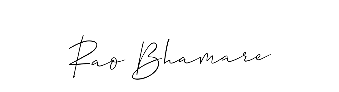 Make a beautiful signature design for name Rao Bhamare. Use this online signature maker to create a handwritten signature for free. Rao Bhamare signature style 2 images and pictures png