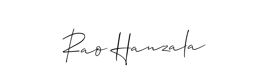 if you are searching for the best signature style for your name Rao Hanzala. so please give up your signature search. here we have designed multiple signature styles  using Allison_Script. Rao Hanzala signature style 2 images and pictures png