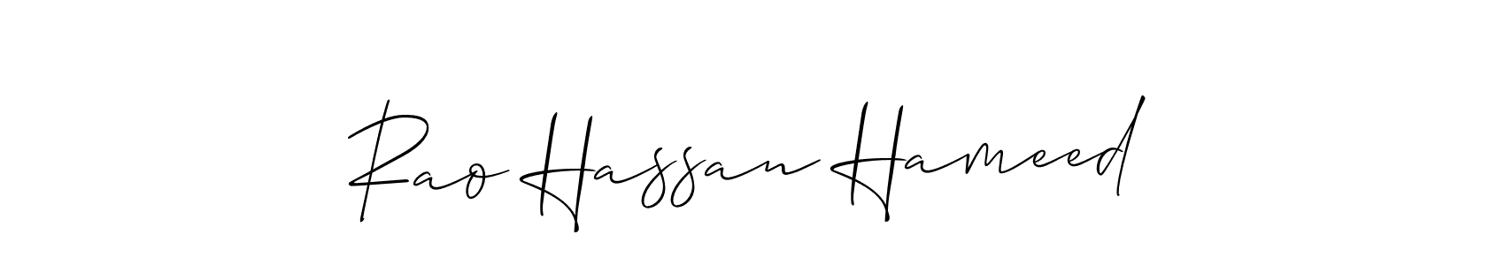 Make a beautiful signature design for name Rao Hassan Hameed. Use this online signature maker to create a handwritten signature for free. Rao Hassan Hameed signature style 2 images and pictures png