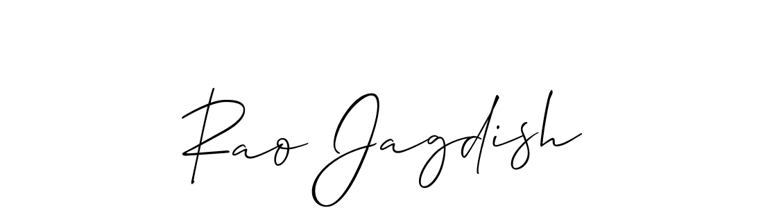 Rao Jagdish stylish signature style. Best Handwritten Sign (Allison_Script) for my name. Handwritten Signature Collection Ideas for my name Rao Jagdish. Rao Jagdish signature style 2 images and pictures png