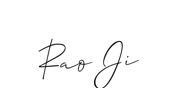 Rao Ji stylish signature style. Best Handwritten Sign (Allison_Script) for my name. Handwritten Signature Collection Ideas for my name Rao Ji. Rao Ji signature style 2 images and pictures png