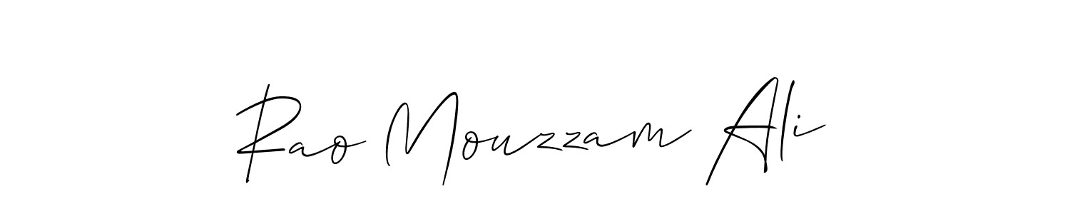 How to make Rao Mouzzam Ali signature? Allison_Script is a professional autograph style. Create handwritten signature for Rao Mouzzam Ali name. Rao Mouzzam Ali signature style 2 images and pictures png