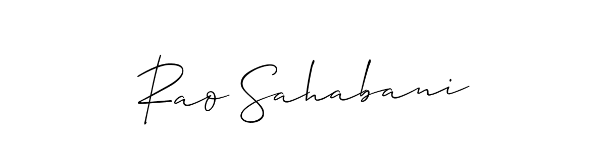 See photos of Rao Sahabani official signature by Spectra . Check more albums & portfolios. Read reviews & check more about Allison_Script font. Rao Sahabani signature style 2 images and pictures png