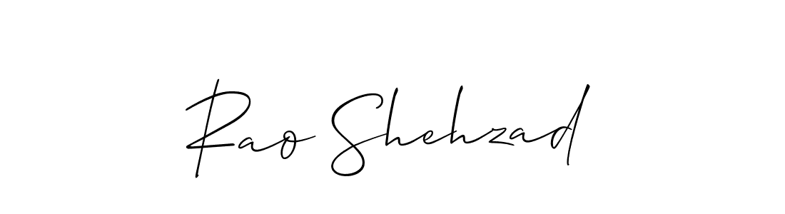 You should practise on your own different ways (Allison_Script) to write your name (Rao Shehzad) in signature. don't let someone else do it for you. Rao Shehzad signature style 2 images and pictures png