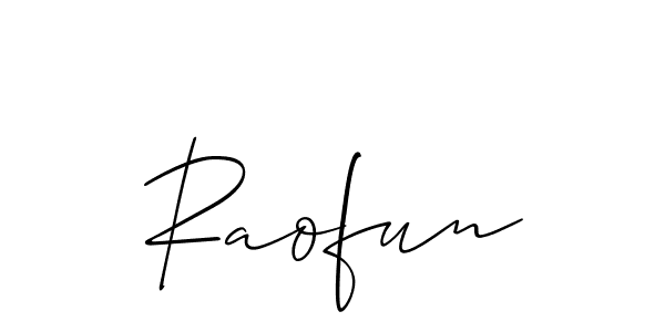 Here are the top 10 professional signature styles for the name Raofun. These are the best autograph styles you can use for your name. Raofun signature style 2 images and pictures png