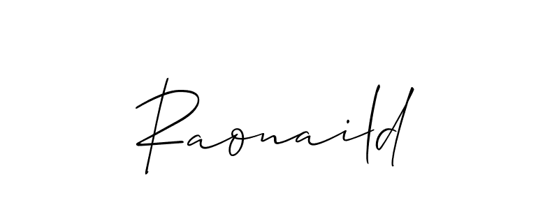 You can use this online signature creator to create a handwritten signature for the name Raonaild. This is the best online autograph maker. Raonaild signature style 2 images and pictures png