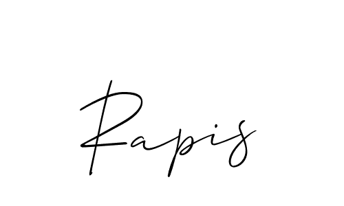Best and Professional Signature Style for Rapis. Allison_Script Best Signature Style Collection. Rapis signature style 2 images and pictures png