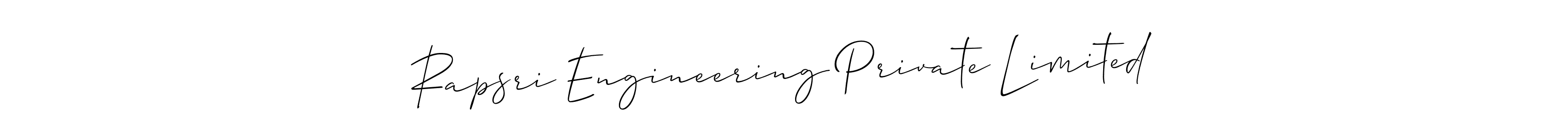 You can use this online signature creator to create a handwritten signature for the name Rapsri Engineering Private Limited. This is the best online autograph maker. Rapsri Engineering Private Limited signature style 2 images and pictures png