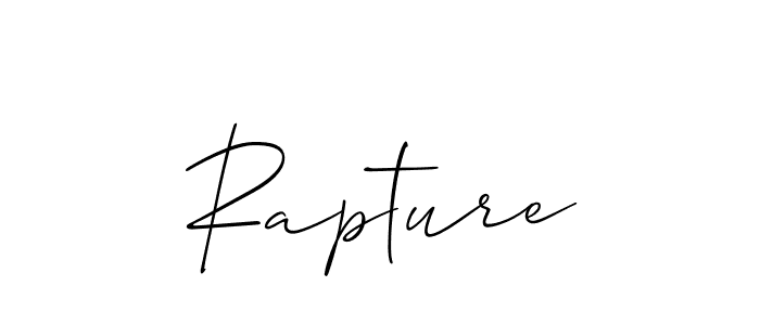 Rapture stylish signature style. Best Handwritten Sign (Allison_Script) for my name. Handwritten Signature Collection Ideas for my name Rapture. Rapture signature style 2 images and pictures png