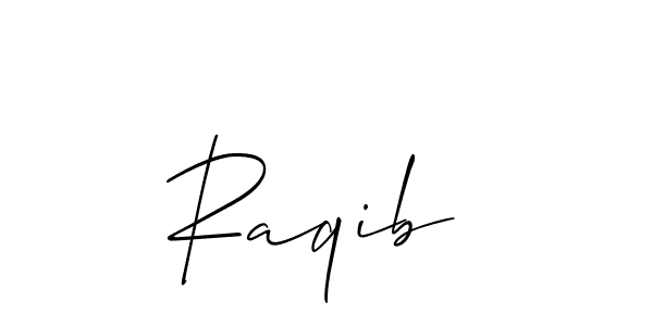 Once you've used our free online signature maker to create your best signature Allison_Script style, it's time to enjoy all of the benefits that Raqib  name signing documents. Raqib  signature style 2 images and pictures png