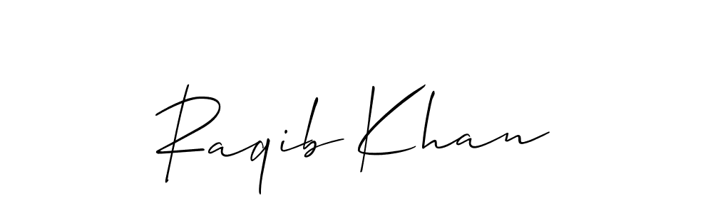 Also You can easily find your signature by using the search form. We will create Raqib Khan name handwritten signature images for you free of cost using Allison_Script sign style. Raqib Khan signature style 2 images and pictures png