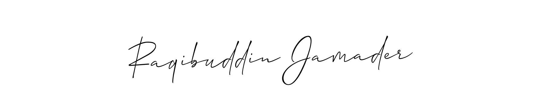 Best and Professional Signature Style for Raqibuddin Jamader. Allison_Script Best Signature Style Collection. Raqibuddin Jamader signature style 2 images and pictures png