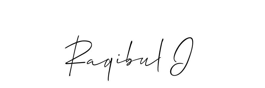 The best way (Allison_Script) to make a short signature is to pick only two or three words in your name. The name Raqibul I include a total of six letters. For converting this name. Raqibul I signature style 2 images and pictures png