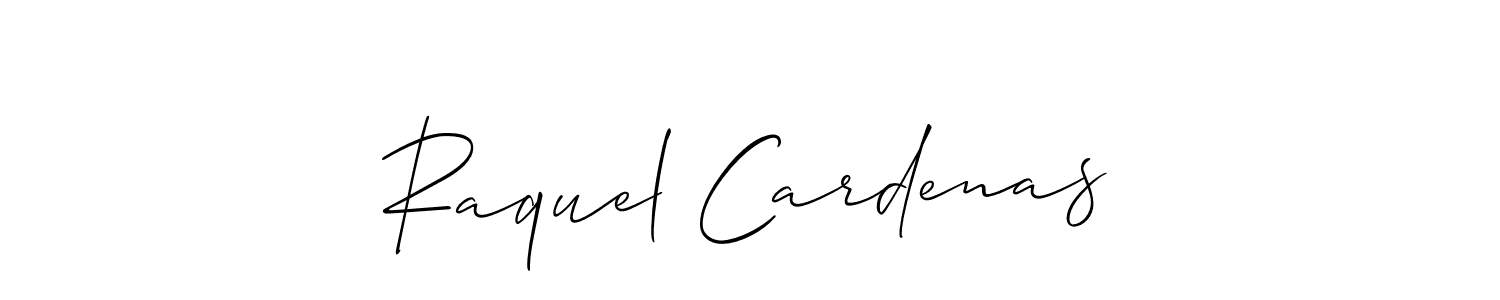 Also You can easily find your signature by using the search form. We will create Raquel Cardenas name handwritten signature images for you free of cost using Allison_Script sign style. Raquel Cardenas signature style 2 images and pictures png