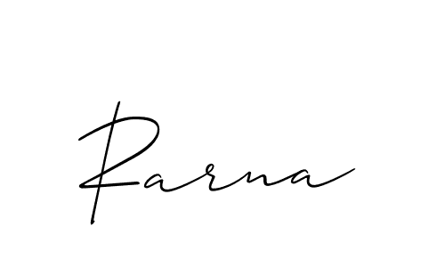 How to make Rarna name signature. Use Allison_Script style for creating short signs online. This is the latest handwritten sign. Rarna signature style 2 images and pictures png