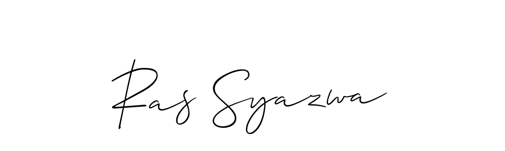 Once you've used our free online signature maker to create your best signature Allison_Script style, it's time to enjoy all of the benefits that Ras Syazwa name signing documents. Ras Syazwa signature style 2 images and pictures png