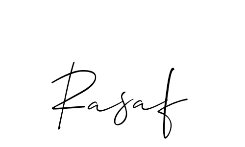 Also we have Rasaf name is the best signature style. Create professional handwritten signature collection using Allison_Script autograph style. Rasaf signature style 2 images and pictures png