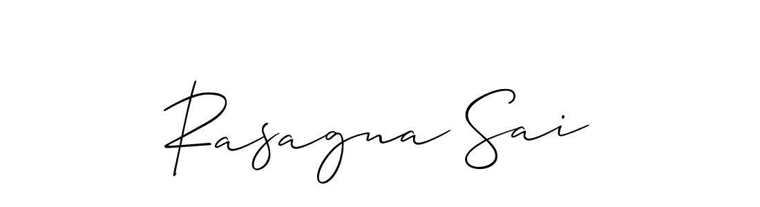 This is the best signature style for the Rasagna Sai name. Also you like these signature font (Allison_Script). Mix name signature. Rasagna Sai signature style 2 images and pictures png