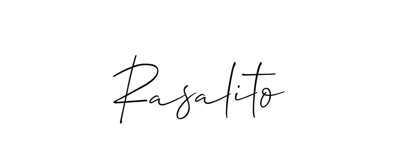 Make a beautiful signature design for name Rasalito. Use this online signature maker to create a handwritten signature for free. Rasalito signature style 2 images and pictures png
