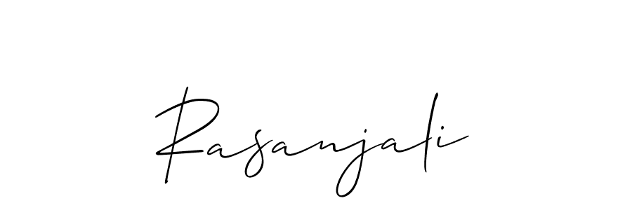 Make a short Rasanjali signature style. Manage your documents anywhere anytime using Allison_Script. Create and add eSignatures, submit forms, share and send files easily. Rasanjali signature style 2 images and pictures png