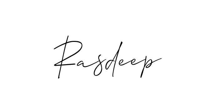 How to Draw Rasdeep signature style? Allison_Script is a latest design signature styles for name Rasdeep. Rasdeep signature style 2 images and pictures png