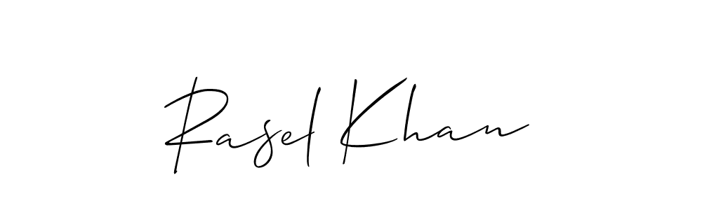 Here are the top 10 professional signature styles for the name Rasel Khan. These are the best autograph styles you can use for your name. Rasel Khan signature style 2 images and pictures png