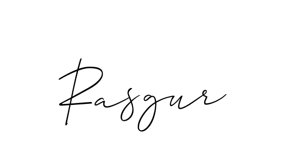 Rasgur stylish signature style. Best Handwritten Sign (Allison_Script) for my name. Handwritten Signature Collection Ideas for my name Rasgur. Rasgur signature style 2 images and pictures png