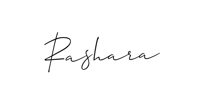 Make a beautiful signature design for name Rashara. Use this online signature maker to create a handwritten signature for free. Rashara signature style 2 images and pictures png