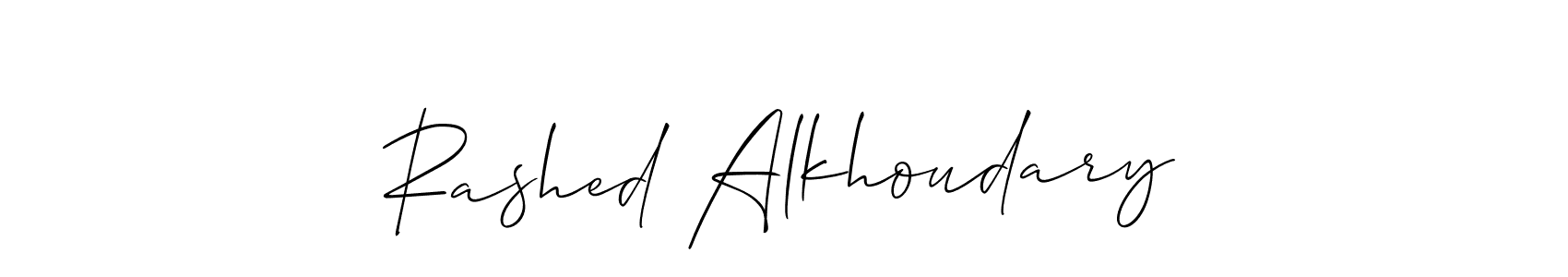 See photos of Rashed Alkhoudary official signature by Spectra . Check more albums & portfolios. Read reviews & check more about Allison_Script font. Rashed Alkhoudary signature style 2 images and pictures png