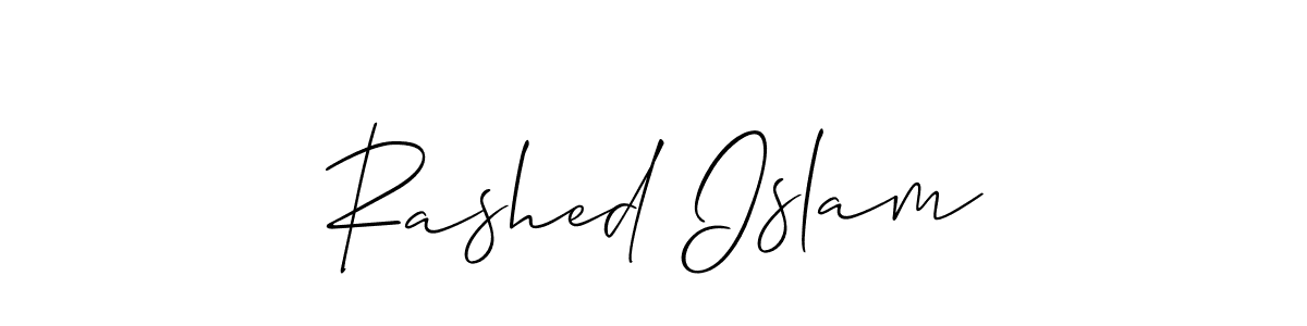 You can use this online signature creator to create a handwritten signature for the name Rashed Islam. This is the best online autograph maker. Rashed Islam signature style 2 images and pictures png