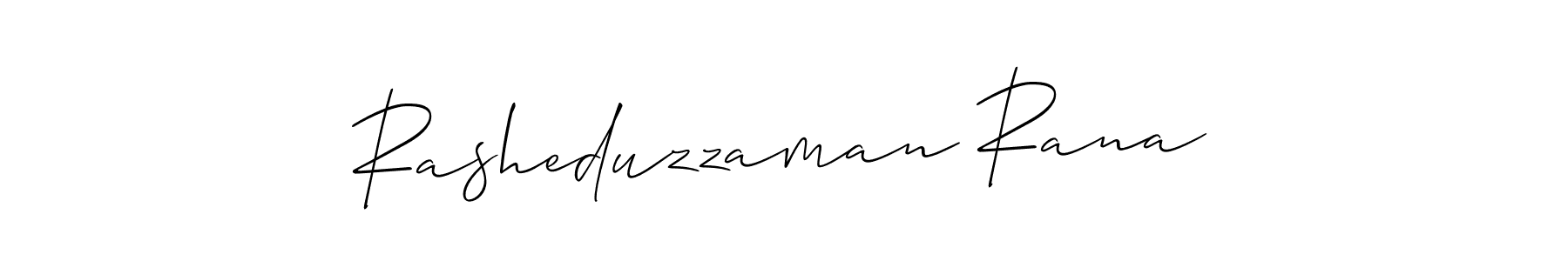 if you are searching for the best signature style for your name Rasheduzzaman Rana. so please give up your signature search. here we have designed multiple signature styles  using Allison_Script. Rasheduzzaman Rana signature style 2 images and pictures png