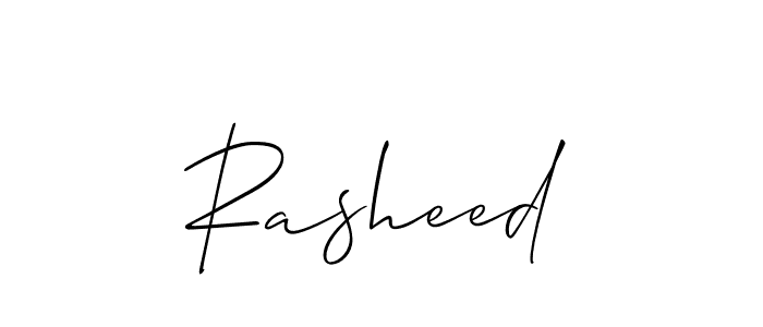 You can use this online signature creator to create a handwritten signature for the name Rasheed. This is the best online autograph maker. Rasheed signature style 2 images and pictures png