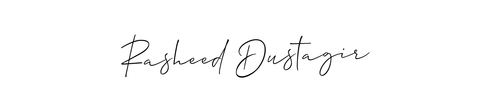 Make a beautiful signature design for name Rasheed Dustagir. Use this online signature maker to create a handwritten signature for free. Rasheed Dustagir signature style 2 images and pictures png