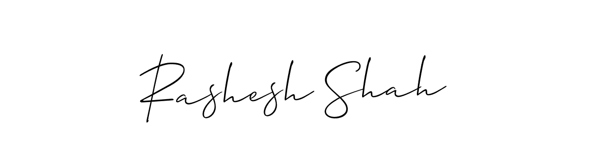 Make a short Rashesh Shah signature style. Manage your documents anywhere anytime using Allison_Script. Create and add eSignatures, submit forms, share and send files easily. Rashesh Shah signature style 2 images and pictures png