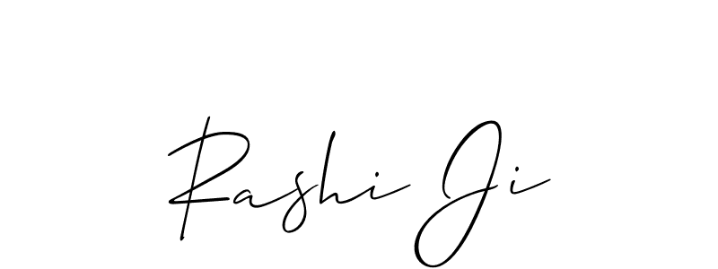 How to make Rashi Ji name signature. Use Allison_Script style for creating short signs online. This is the latest handwritten sign. Rashi Ji signature style 2 images and pictures png