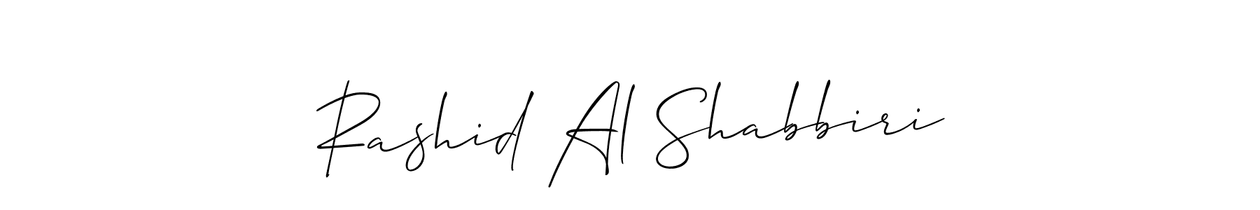 Make a beautiful signature design for name Rashid Al Shabbiri. Use this online signature maker to create a handwritten signature for free. Rashid Al Shabbiri signature style 2 images and pictures png