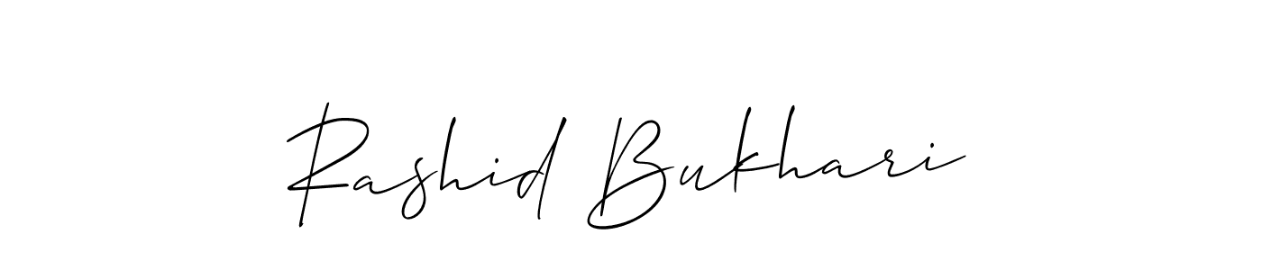 Once you've used our free online signature maker to create your best signature Allison_Script style, it's time to enjoy all of the benefits that Rashid Bukhari name signing documents. Rashid Bukhari signature style 2 images and pictures png